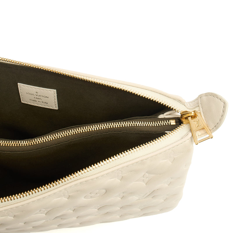 Picture of Louis Vuitton Cross Body Coussin PM in White, Empreinte Leather