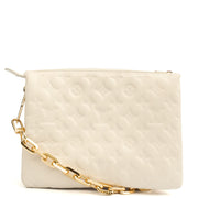 Picture of Louis Vuitton Cross Body Coussin PM in White, Empreinte Leather