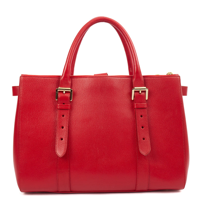 Picture of Mulberry Tote Bayswater Double Zip Tote in Scarlett, Leather