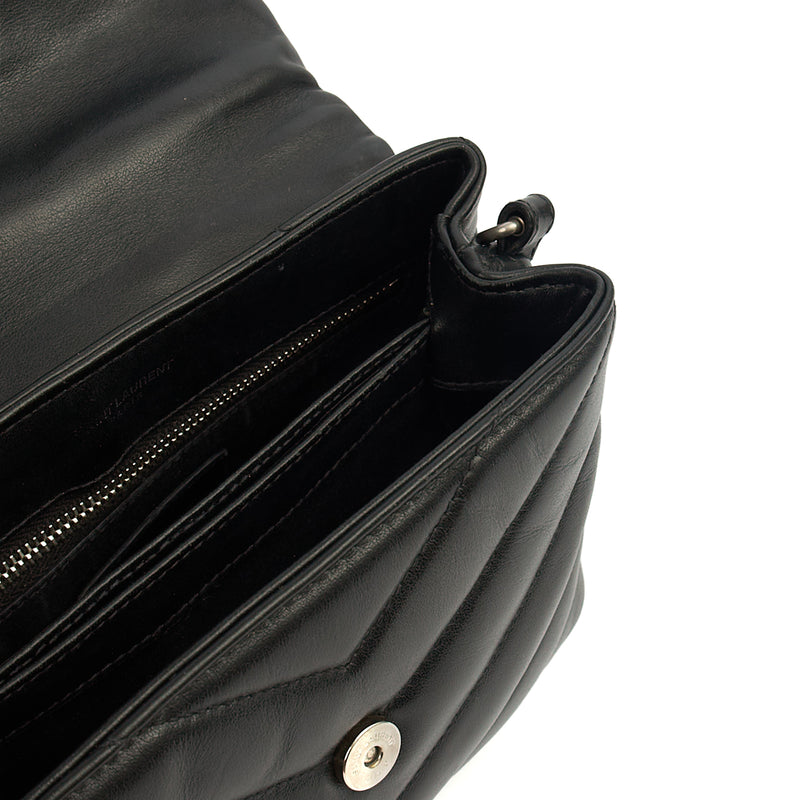 Picture of Saint Laurent Cross Body LouLou - Toy in Black, Leather