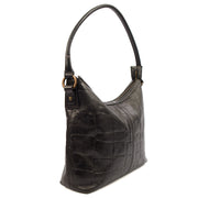 Picture of Mulberry Tote Vintage Shoulder Bag in Black, Exotic Effect Leather