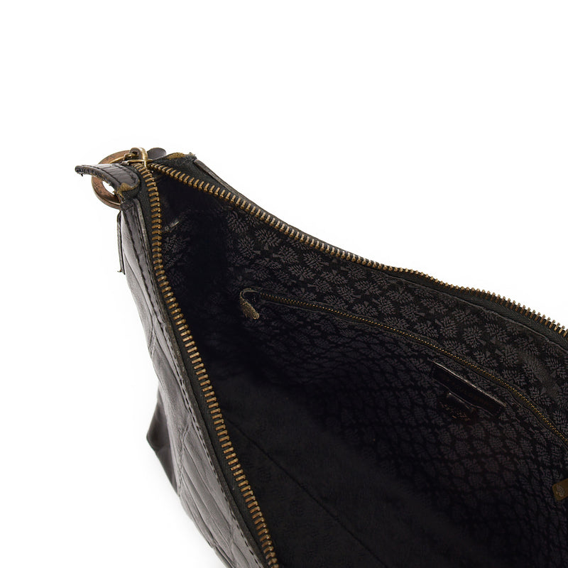 Picture of Mulberry Tote Vintage Shoulder Bag in Black, Exotic Effect Leather