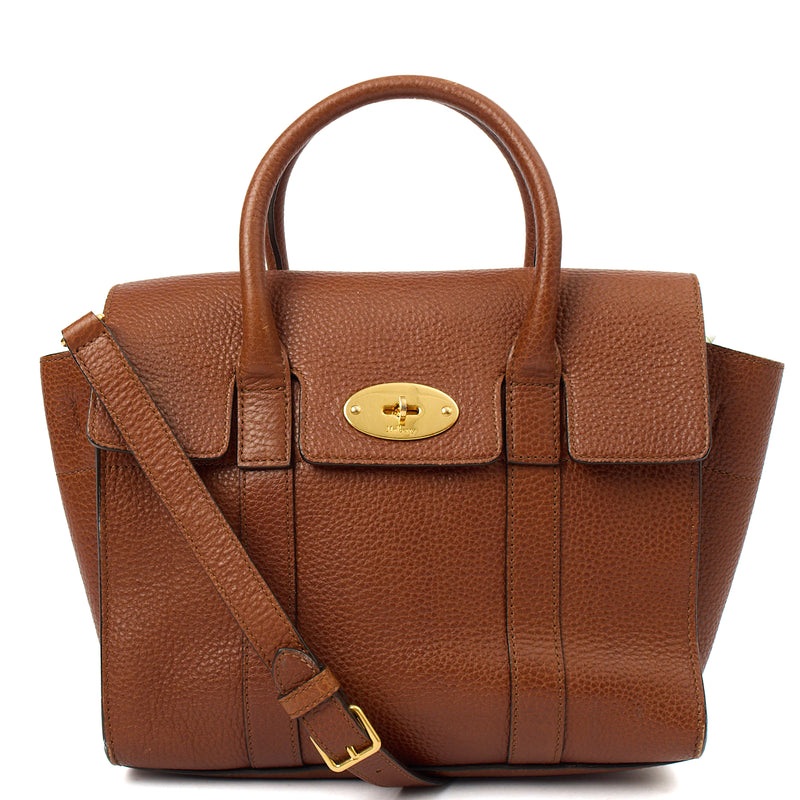 Picture of Mulberry Cross Body Bayswater with Strap in Brown, Calfskin Leather