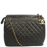 Picture of Chanel Tote Vintage Tote in Black, Lambskin Leather