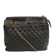 Picture of Chanel Tote Vintage Tote in Black, Lambskin Leather