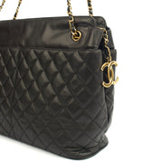 Picture of Chanel Tote Vintage Tote in Black, Lambskin Leather