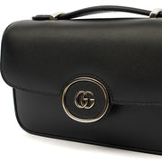 Picture of Gucci Cross Body Petite GG Shoulder Bag - Mini in Black, Leather