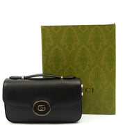 Picture of Gucci Cross Body Petite GG Shoulder Bag - Mini in Black, Leather