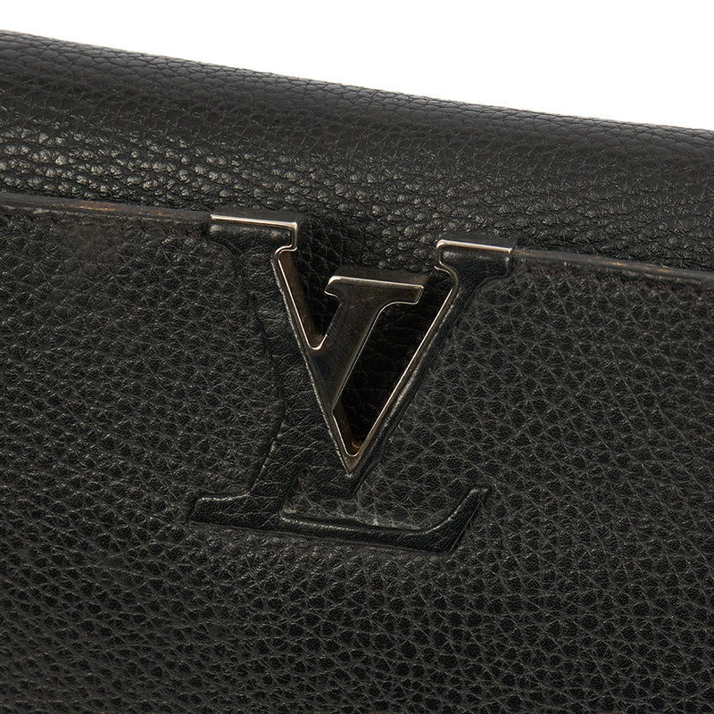 Picture of Louis Vuitton Capucines MM in Black, Leather