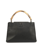 Picture of Louis Vuitton Capucines MM in Black, Leather