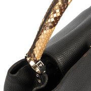 Picture of Louis Vuitton Capucines MM in Black, Leather