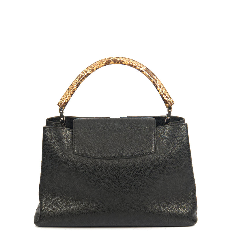 Picture of Louis Vuitton Capucines MM in Black, Leather