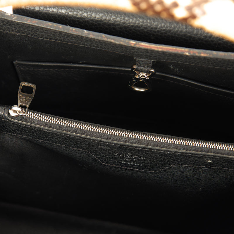 Picture of Louis Vuitton Capucines MM in Black, Leather