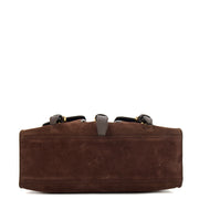 Picture of Mulberry Top Handle Roxanne in Brown, Suede