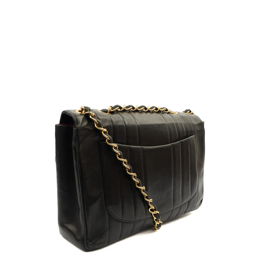 Picture of Chanel Shoulder Bag Maxi Jumbo XL in Black, Leather