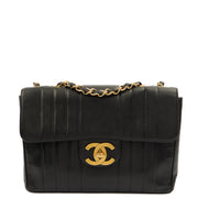 Picture of Chanel Shoulder Bag Maxi Jumbo XL in Black, Leather