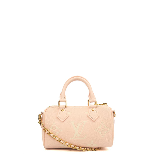 Picture of Louis Vuitton Cross Body Speedy - Nano in Pink, Empreinte Leather