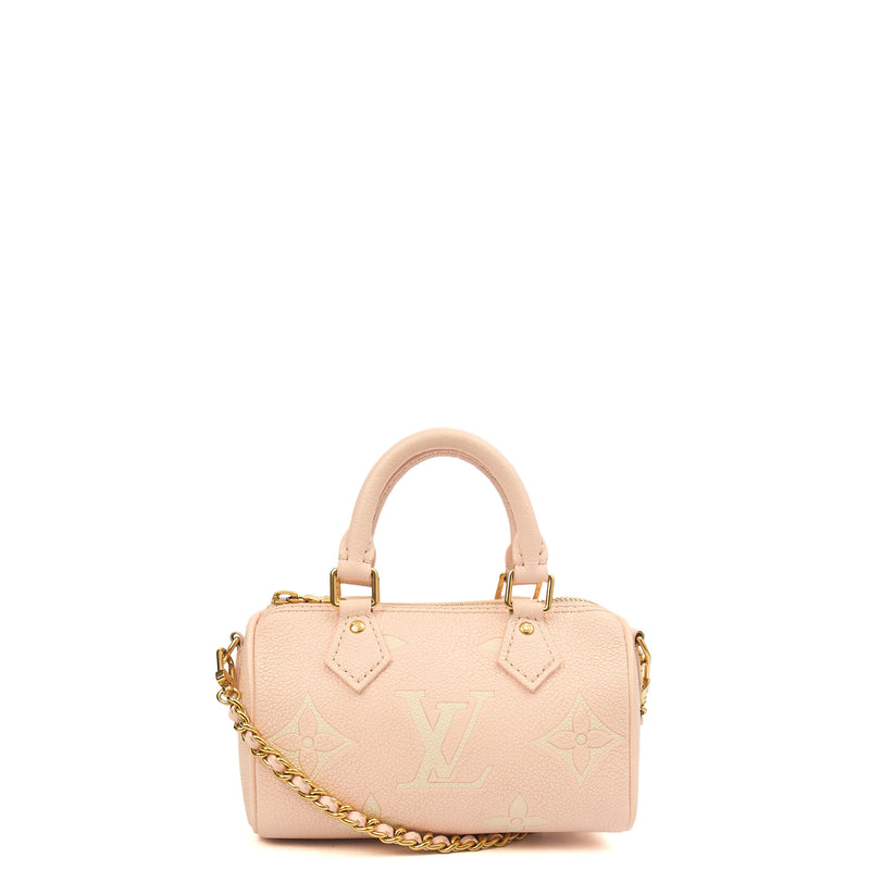 Picture of Louis Vuitton Cross Body Speedy - Nano in Pink, Empreinte Leather