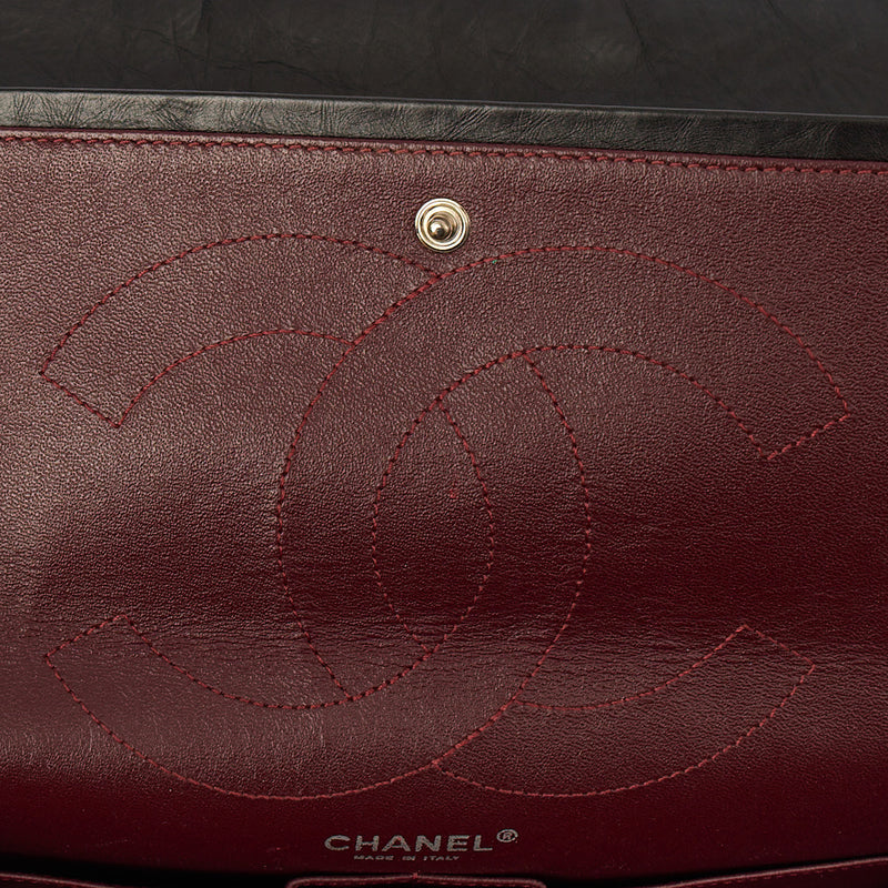 Picture of Chanel Shoulder Bag 2.55 Reissue - Medium in Black, Crinkled Calfskin Leather