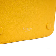 Picture of Mulberry Cross Body Clifton in Yellow, Calfskin Leather