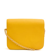 Picture of Mulberry Cross Body Clifton in Yellow, Calfskin Leather