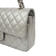 Picture of Chanel Shoulder Bag Classic Double Flap - Medium in Metallic, Calfskin Leather