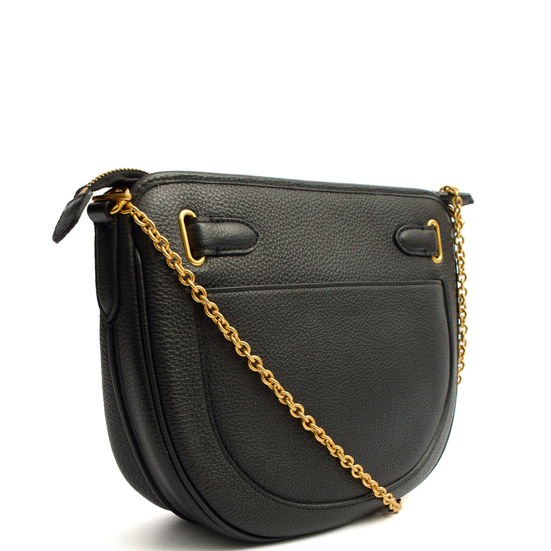 Picture of Mulberry Cross Body Brockwell in Black, Leather