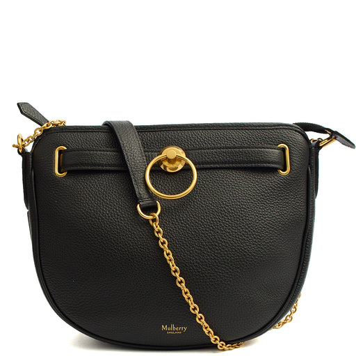 Picture of Mulberry Cross Body Brockwell in Black, Leather