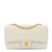 Picture of Chanel Shoulder Bag Chain Flap Bag in White, Caviar Leather