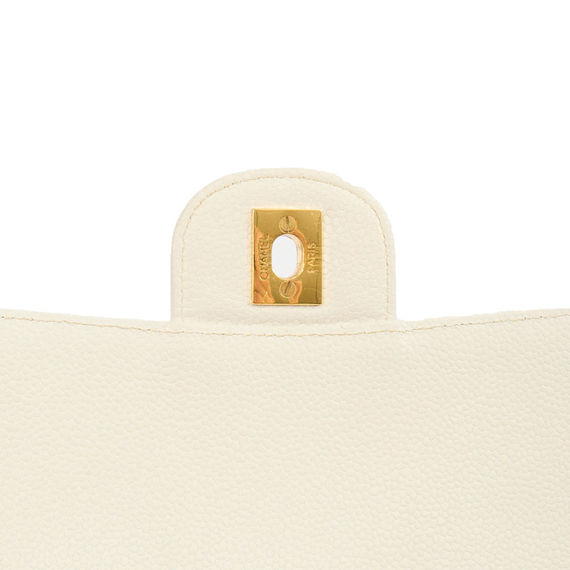 Picture of Chanel Shoulder Bag Chain Flap Bag in White, Caviar Leather