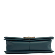 Picture of Chanel Shoulder Bag Boy - Medium in Blue, Leather