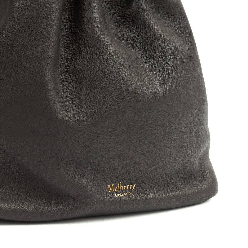 Picture of Mulberry Cross Body Lynton Mini Bucket in Blue, Calfskin Leather