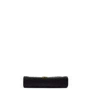 Picture of Saint Laurent Shoulder Bag Envelope - Medium in Black, Leather