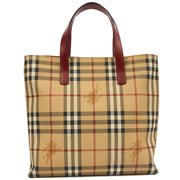 Picture of Burberry Tote Tote in Neutral, Canvas