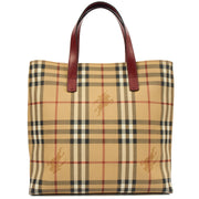 Picture of Burberry Tote Tote in Neutral, Canvas