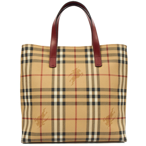 Picture of Burberry Tote Tote in Neutral, Canvas