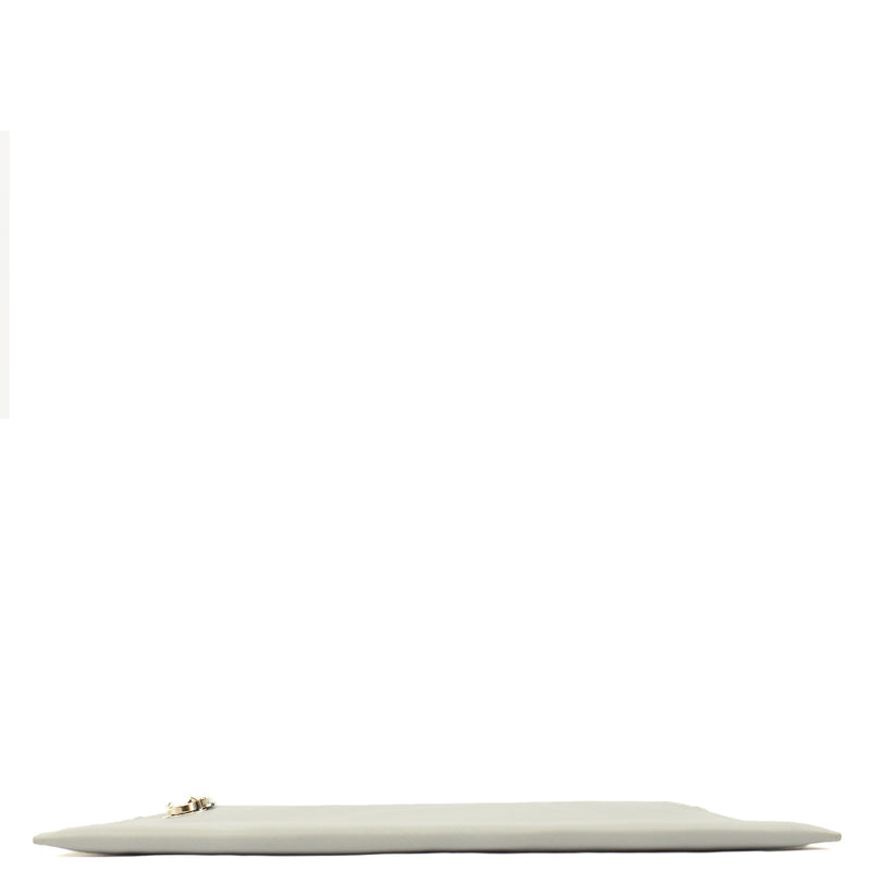 Picture of Prada Clutch Clutch in Grey, Leather