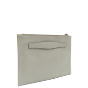 Picture of Prada Clutch Clutch in Grey, Leather