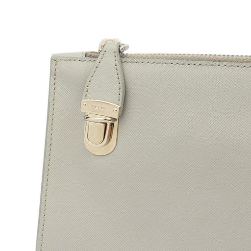Picture of Prada Clutch Clutch in Grey, Leather