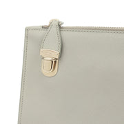 Picture of Prada Clutch Clutch in Grey, Leather
