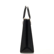 Picture of Aspinal of London Tote Editors Bag- Medium in Black, Leather