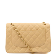 Picture of Chanel Shoulder Bag Classic Double Flap - Large in Neutral, Caviar Leather
