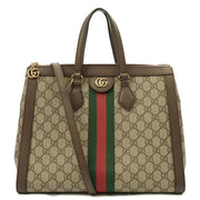 Picture of Gucci Tote Ophidia Tote - Large in GG Supreme, Leather
