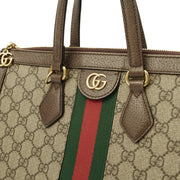 Picture of Gucci Tote Ophidia Tote - Large in GG Supreme, Leather