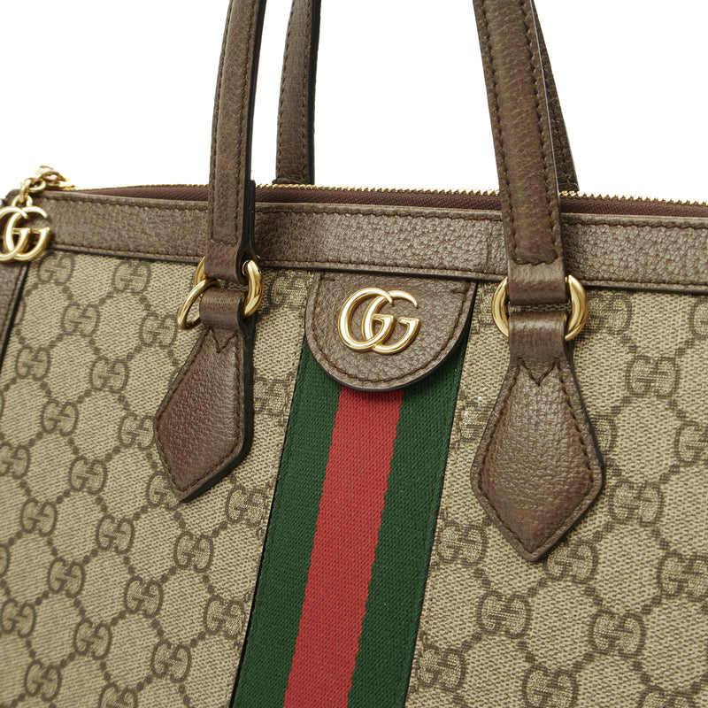 Picture of Gucci Tote Ophidia Tote - Large in GG Supreme, Leather