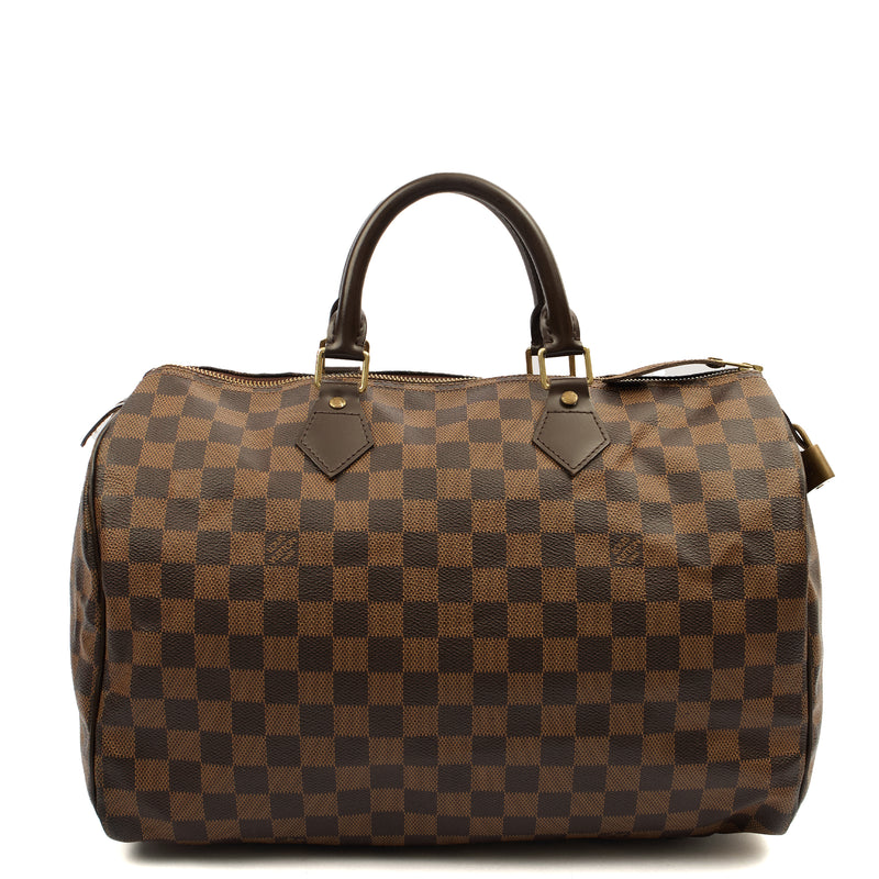 Picture of Louis Vuitton Tote Speedy 30 in Damier Ebene, Canvas