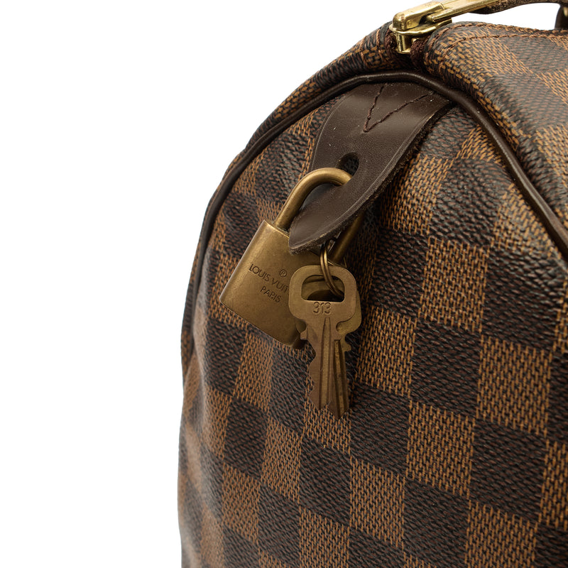 Picture of Louis Vuitton Tote Speedy 30 in Damier Ebene, Canvas