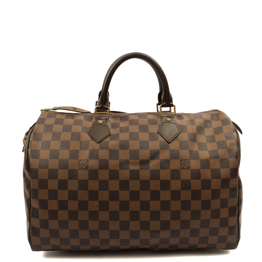 Picture of Louis Vuitton Tote Speedy 30 in Damier Ebene, Canvas