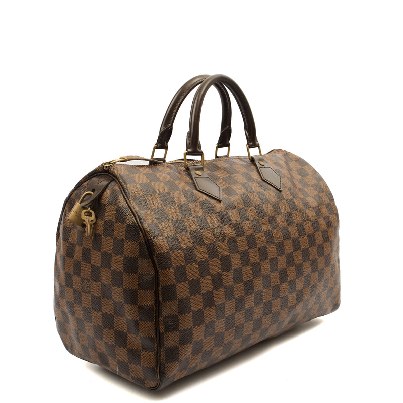 Picture of Louis Vuitton Tote Speedy 30 in Damier Ebene, Canvas