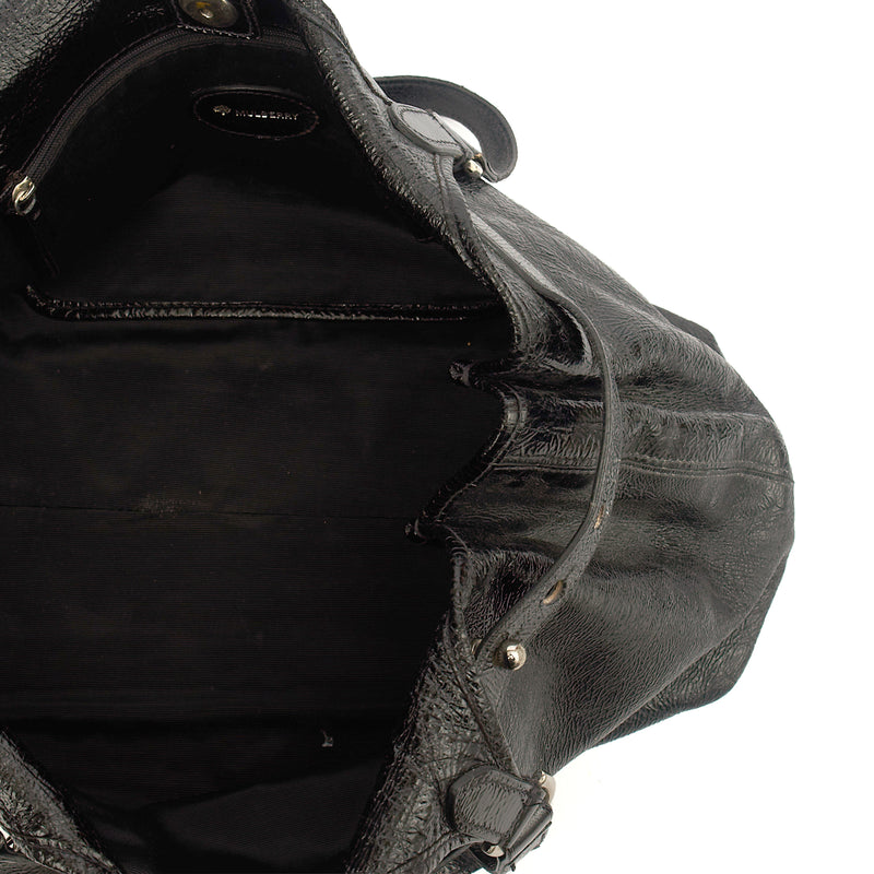 Picture of Mulberry Tote Somerset Tote in Black, Crinkle Patent